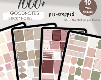 1000+ Goodnotes Sticky Notes, PNG Digital Stickers Bundle, Planner, Journal | Digital Planner Notes | Goodnotes Sticker Pack, Notability