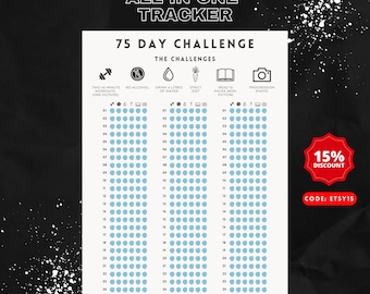 Challenge-tracker voor 75 dagen