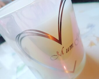 If Tears Could build A Stairway Memorial Candle with gem