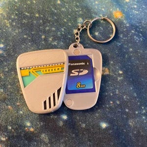 Cartera para tarjetas SD con emisor holográfico móvil Star Trek Voyager / Soporte magnético para tarjetas SD con emisor holográfico móvil / USS Voyager / Accesorio de Star Trek / cosplay