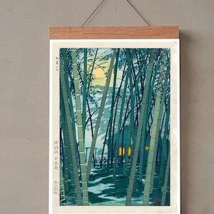 Vintage Print Japan Poster Bamboo Forest Bamboo in Early Summer Kasamatsu Shiro Japanese Illustration Wall Art Wall Decor Wall Decor