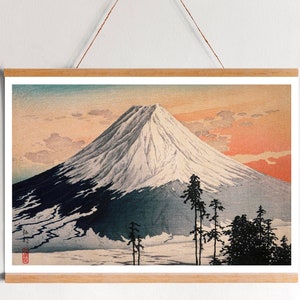 Mount fuji poster