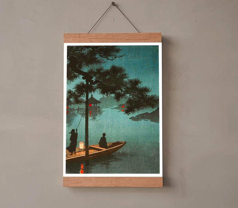 Japanische Schriftrollen-Wanddekoration 'Daruma' – 31 X 75 Cm, Hochwertiger Giclée-Druck, Handkorrigiert, Made In Japan