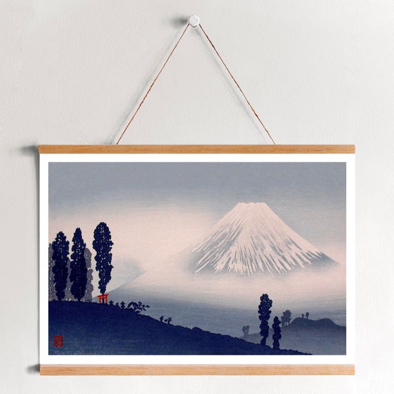 Poster illustration du Japon, Mont Fuji
