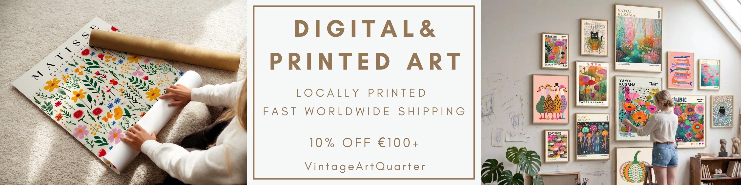 VintageArtQuarter - Etsy