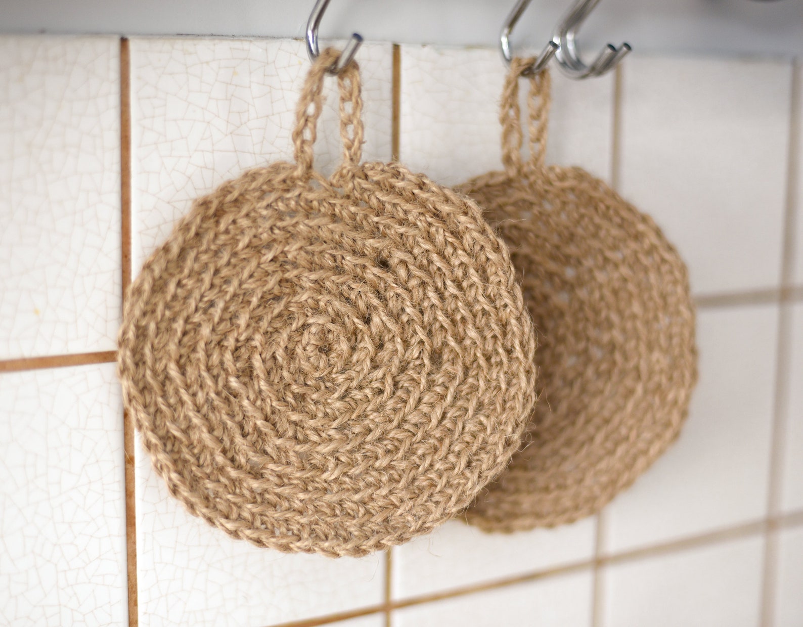 Crochet Pattern coaster Jute. Video tutorial DIY Jute hot Etsy