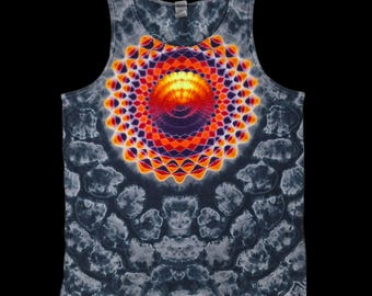 Camiseta sin mangas unisex grande n.° 3 (reactiva a la luz negra)