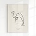 Poster Picasso 'Le Chameau' - Kamel 50x60 Cm, Kunstdruck Allemand