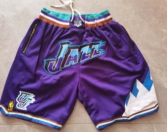 utah jazz shorts retro
