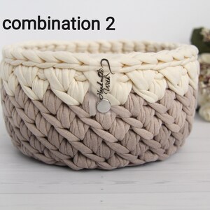 Gehäkelte Aufbewahrungskorb Bett mit Aufbewahrung kleiner | Etsy