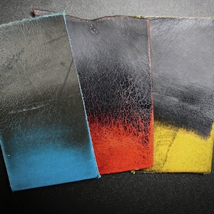 Walpier Buttero Burro Black Ghost Wax Leather Panels