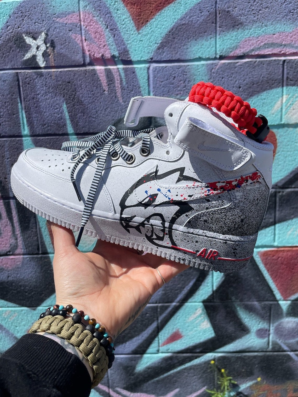 Custom Nike Air Force 1 High Top Etsy