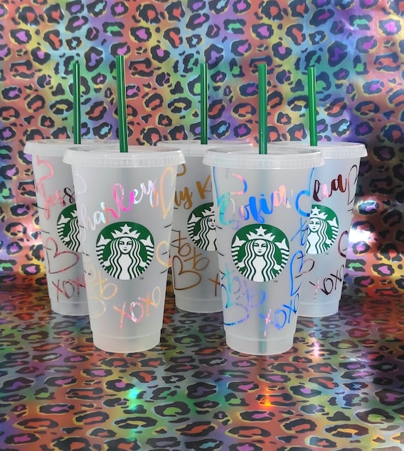Starbucks Cold Cup UK | Secret Santa Ideas | Best Friend Gift | Iced Coffee  | Birthday Present | Personalised Tumbler | Reusable - Etsy