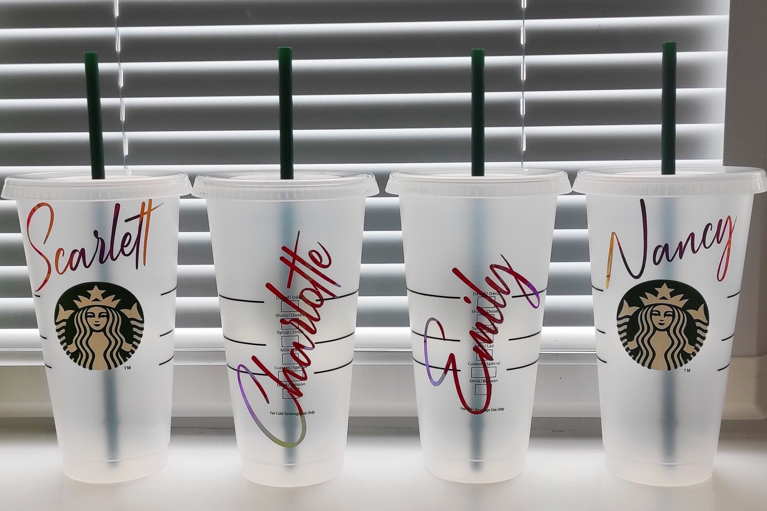 Starbucks Cold Cup UK Personalised Tumbler Best Friend Etsy UK