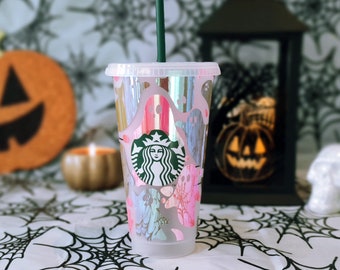 Starbucks Cold Cup UK | Halloween Horror | Scary Ghost | Best Friend Gift | Valentine's Day Ideas | Customised Cup | Reusable