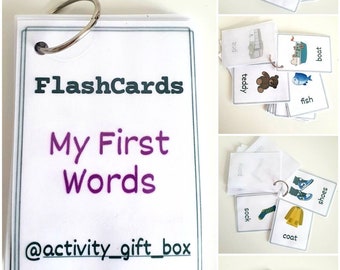 My First Words Flashcards  |  For boys and girls  |  Flash cards