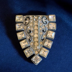 Vintage Art Deco Clip/Haarspange/Kleiderclip/Pelzclip