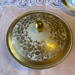Edelstein Neo-Baroque Style 5&quot; Trinket Bowl with Lid