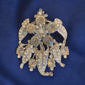 Vintage Art Deco Clip/Haarspange/Kleiderclip/Pelzclip