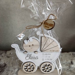 Baby carriage newborn laser ready 3 and 4mm file lbrn ai svg dfx liles included in download