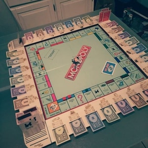 Monopoly arena / laser /cut files / svg /dxf /ai /lbrn/ files included/ Digital download