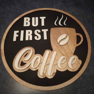 Koffie sign bestand 3 maten laser klaar svg lbrn dfx ai bestanden inbegrepen