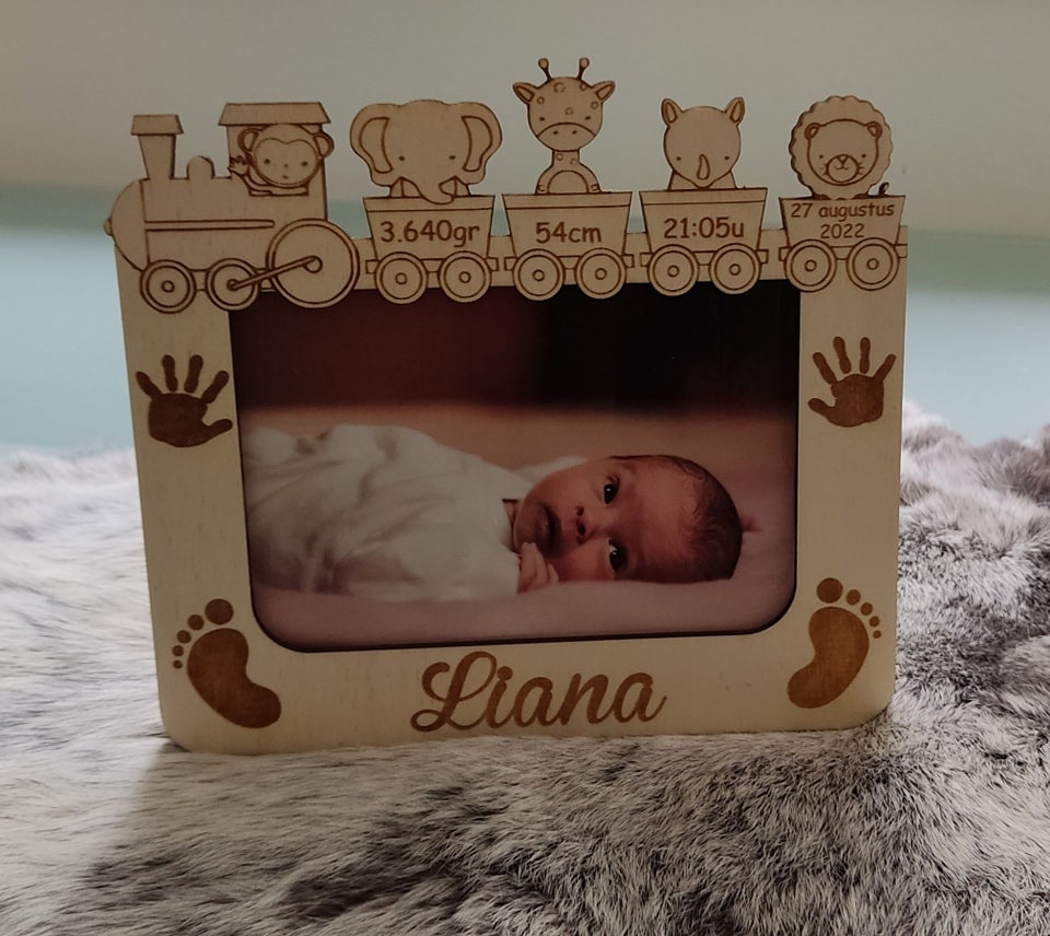 Newborn Pictureframe Laser Cut Files 3mm /download / Lbrn Svg - Etsy