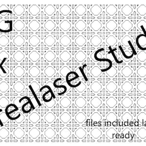Può includere: Motivo geometrico bianco e nero con il testo "SVG, dfx, ai, Crealaser Studio, Ibrn, file laser inclusi: pronto."