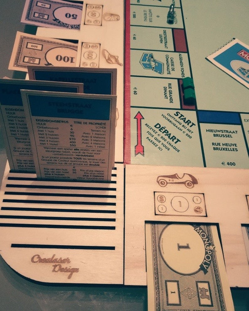 Monopoly Arena / Laser /cut Files / Svg /dxf /ai /lbrn/ Files Etsy