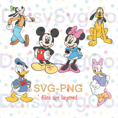 Sensational 6 Inspired Characters mickey Mouse Minnie Mouse - Etsy Sensational 6 Inspired Characters mickey Mouse Minnie Mouse - Etsy
