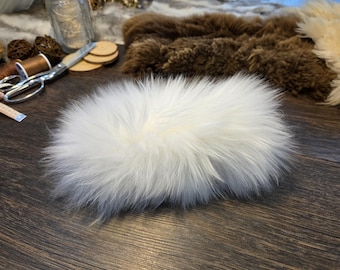 New Zealand Sheepskin, Cat Kicker Toy, Cat toys. Handmade, All Natural, Organic Cotton and Crinkle Filled, Catnip Optional
