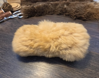 Handmade Alpaca Fur Cat Toy Kicker Organic Catnip & Wool Filled, Real Fur cat toys. All natural