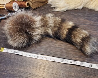 Real Raccoon Fur Cat Toy: Handmade Organic Catnip Ball