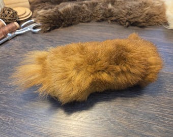 Handmade Alpaca Fur Cat Toy Kicker Organic Catnip & Wool Filled, Real Fur cat toys. All natural