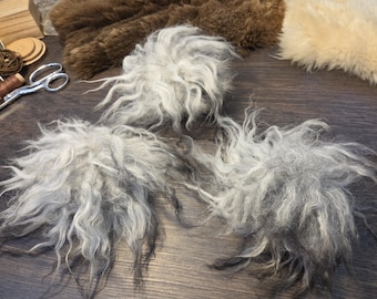 Icelandic Curly Mouflon Sheep's wool cat toy, All natural, Organic, Real Sheepswool, Catnip Optional. Unique and Unusual.