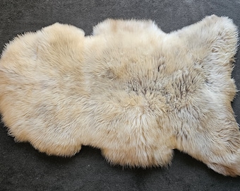 Beautiful Large Sheepskin Rug, Pet bed, Throw, home accent piece. Sourced from Scandinavia, Imported from Poland, eco friendly, undyed wool