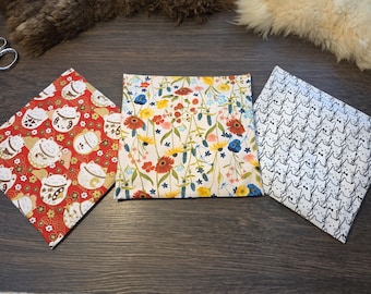 Handmade, catnip filled, kitty place mat. Roller, snuffle pad/mat