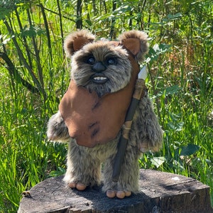 Ewok plush replica TO ORDER Brown