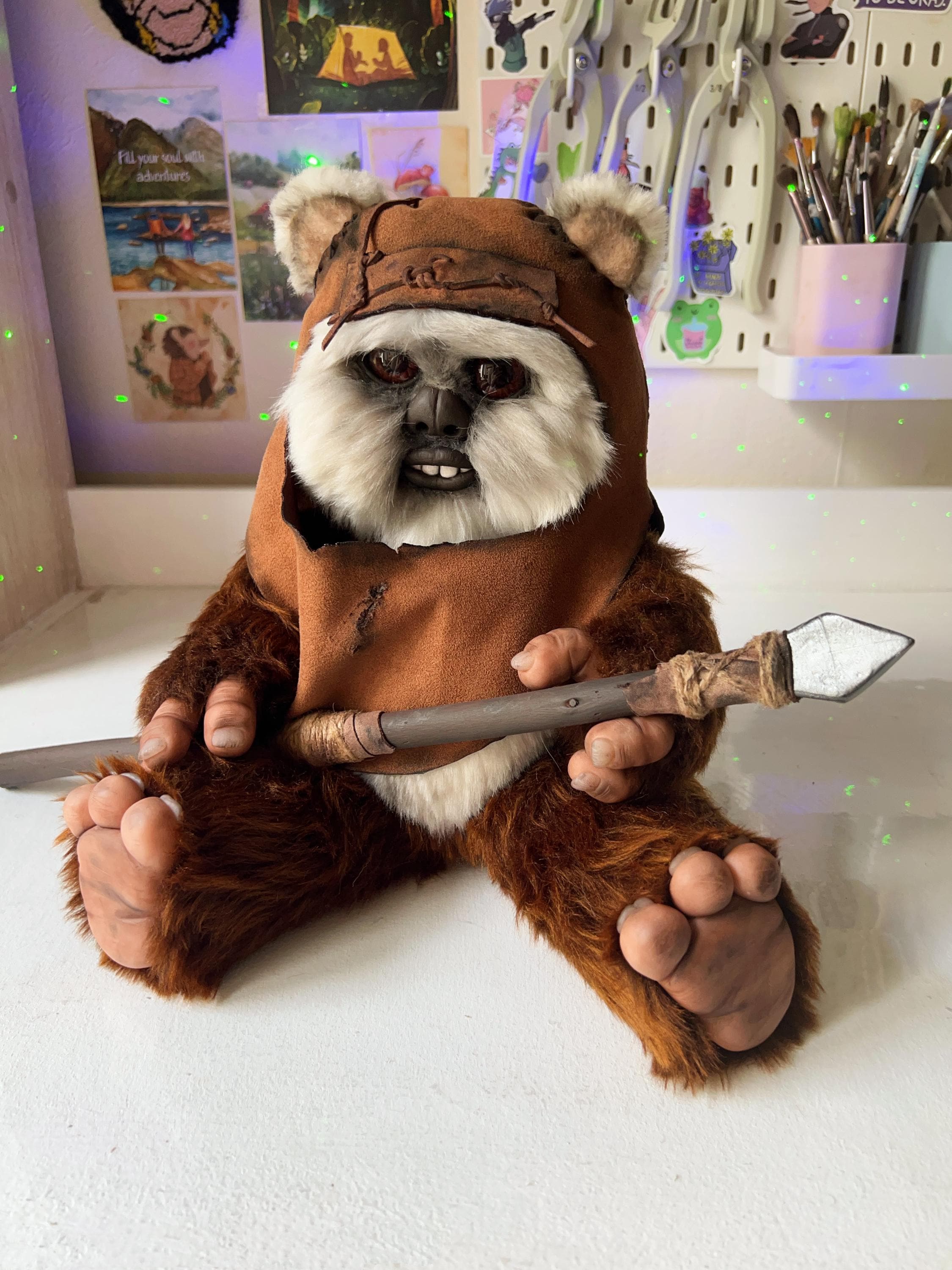 Ewok Wicket Wystri Warrick Plush Replica TO ORDER - Etsy