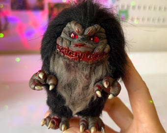 Critter replica doll Horror movie toy Critters Gothic decor TO ORDER