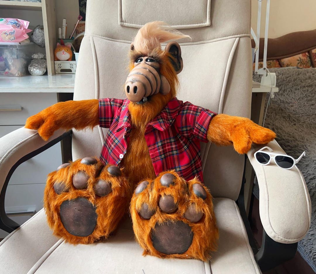 ALF PLUSHDOLL90→84 Vintage 80's original ALF Bootleg Bad Hair Day 18