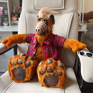ALF toy TO ORDER Alf Stuffed Animal  Vintage Alf Alf replica dolls Alf plushie Retro 1986&#39;s