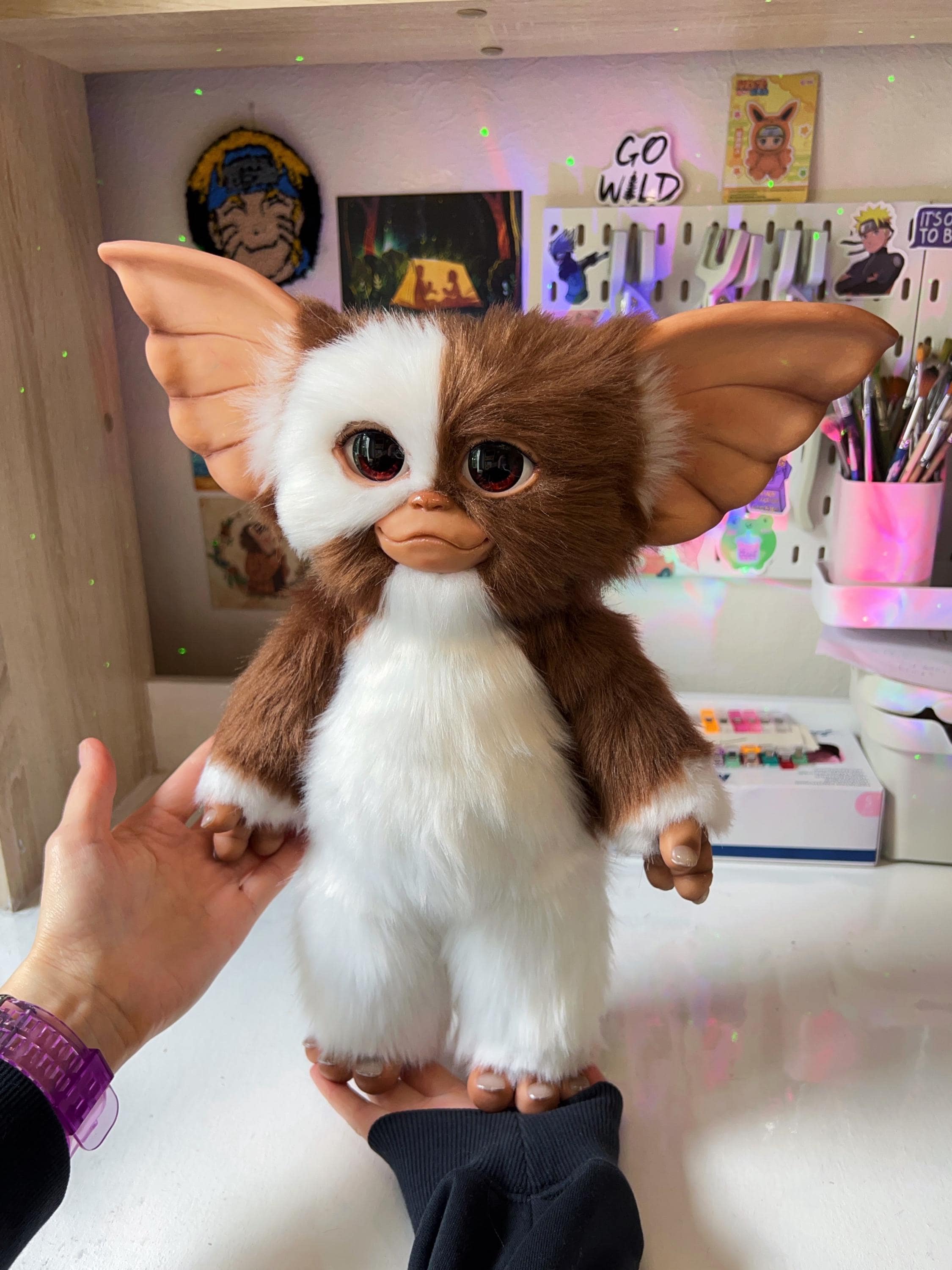 ギズモ・モグワイのぬいぐるみ - 手作りポリマー粘土人形 グレムリン