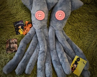 Squid plush squid from Coraline TO ORDER