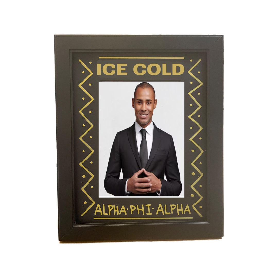 Alpha Fraternity Custom Photo Mat for 8x10in Frame mat Only / Frame Not ...