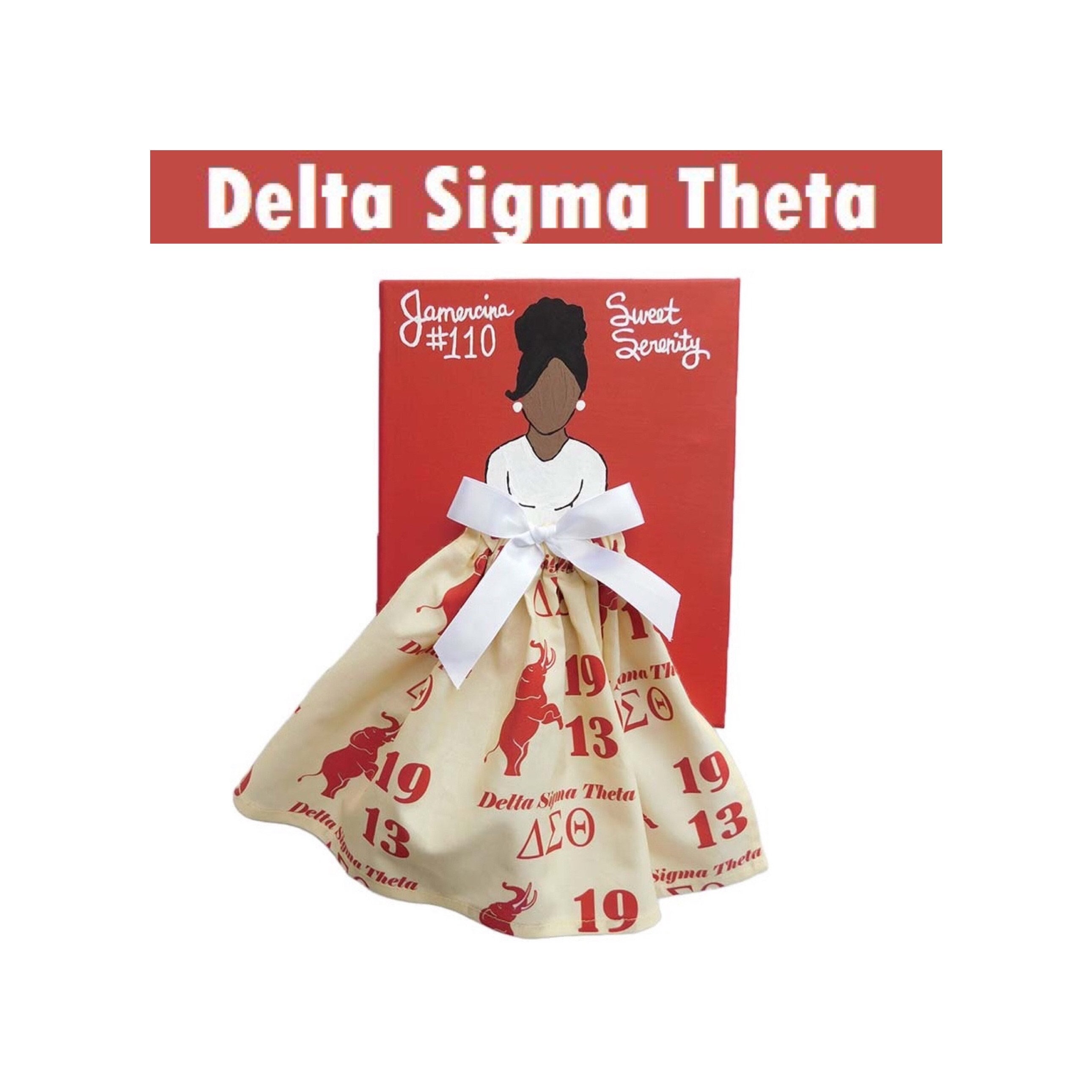 Delta Sigma Theta Collapsible Sorority Signature Fan