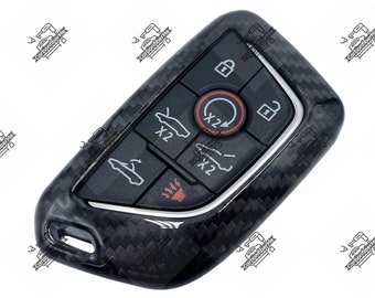 Estuche para llaves de fibra de carbono auténtica del Corvette C8 Stingray