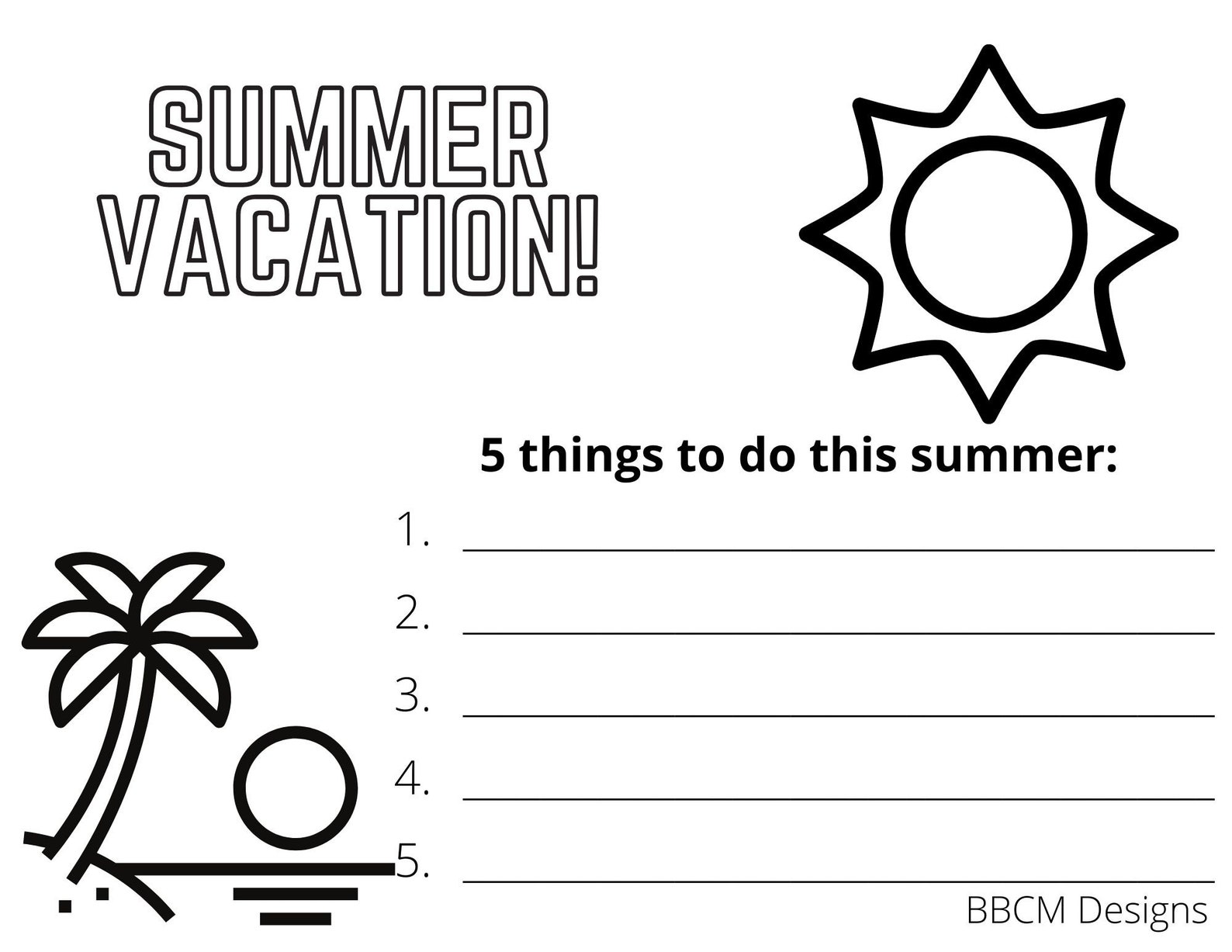10-pages-summer-vacation-activity-pdf-pack-printable-family-etsy