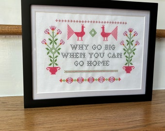 Staying Home, Decor, fun gift, funny, sewing, custom gift