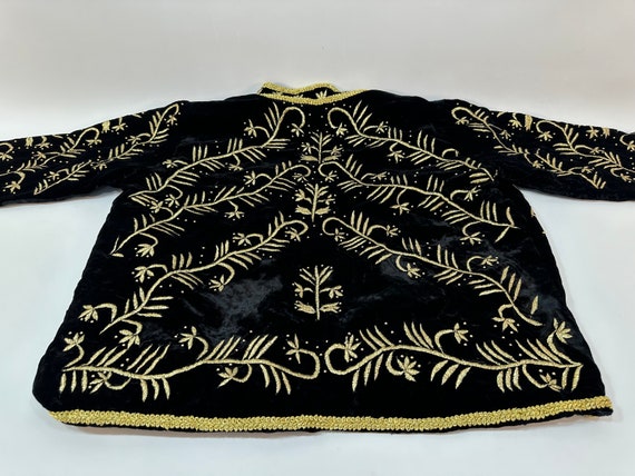 Turkish Folk Costume, Vintage Black Jacket, Tradi… - image 10